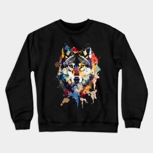 Lifecycle Of Arctic Wolf Crewneck Sweatshirt